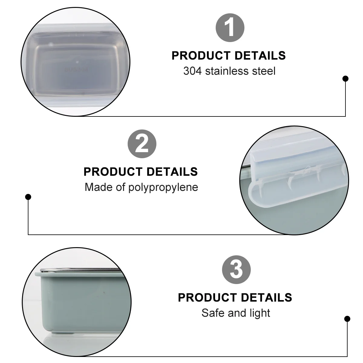 

900Ml Compartment Bento Stainless Steel Food Grade Portable Lunch Container Large Capacity Reusable Meal Prep Container For