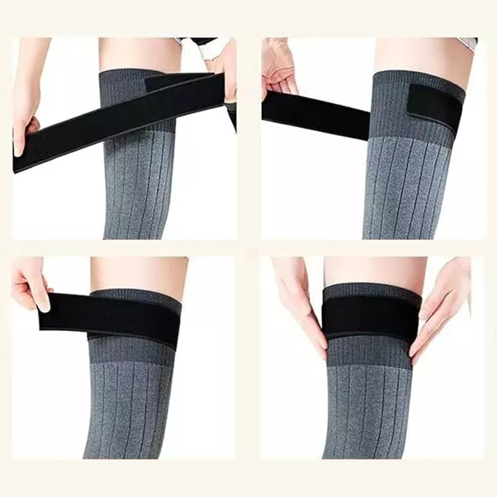 Protezioni per le gambe Manica lunga a tubo Maniche termiche invernali al ginocchio Uomo Donna Scaldamuscoli addensati per uso speciale per campeggio Escursionismo Arrampicata