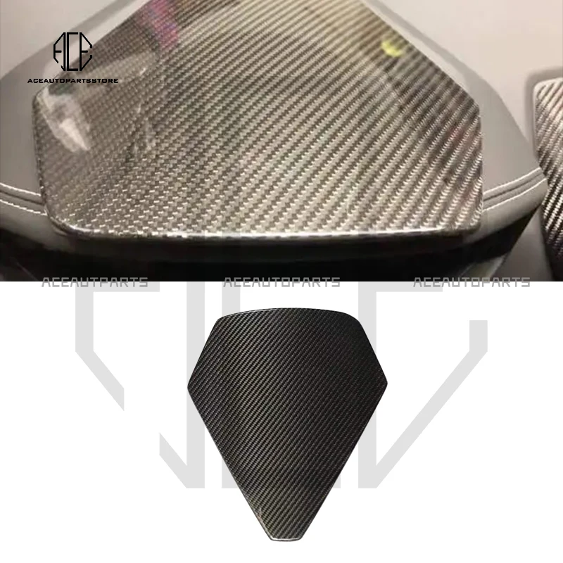 OEM Style Carbon Fiber Center Cover Instrument Panel Cover Interior Trim Car Instrument Desk Cover For Lambo Huracan LP610 LP580