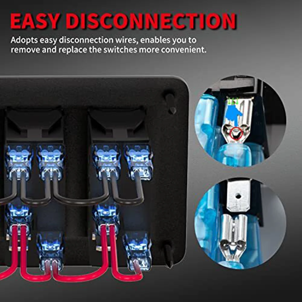 Waterproof Functionality Meets Convenience Reliable Marine Grade Control Panel with Illuminated Switching Options Available