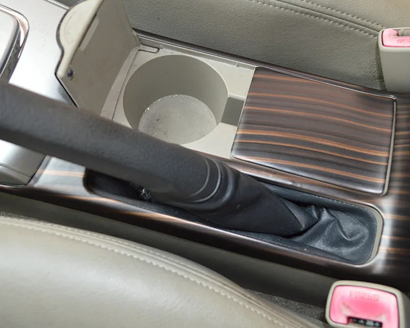 3pcs Wood Grain Car Interior Styling Handbrake Drink Holder Cover Sticker for Toyota Corolla 2007 2008 2009 2010 2011 2012 2013