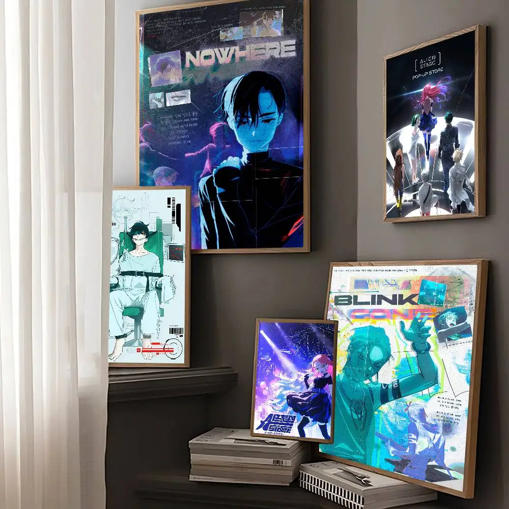 Alien Stage Anime Ivan Till carteles clásicos Vintage calidad HD arte de pared carteles Retro para decoración de pared de la habitación del hogar