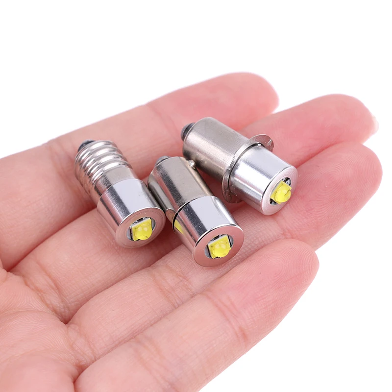 Household P13.5S/E10/BA9S 6-24V 3W High Power LED Flashlight Bulb 1SMD Emergency Work Lamp Torches Accessories White Light