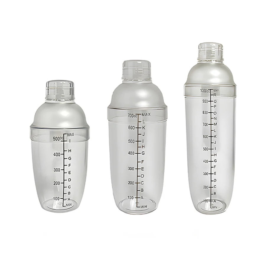 Coctelera de plástico, mezclador de bebidas, taza agitadora de mano con escamas, coctelera de té Boba, coctelera Matcha, taza para mezclar vino y leche, herramienta de barra