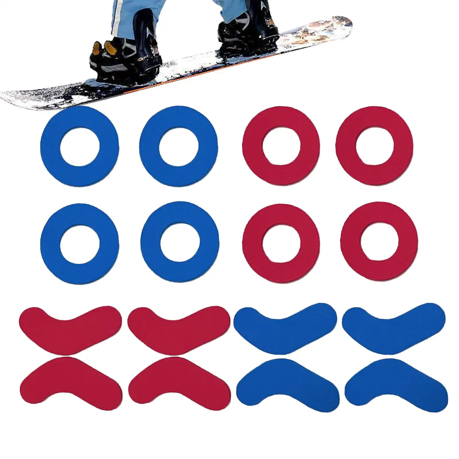 

16pcs Ski Boot Padding Shock Absorption Winter Sports Protective Gear Ski Snowboard Boot Fitting Aid for Reducing Heel Lift ﻿