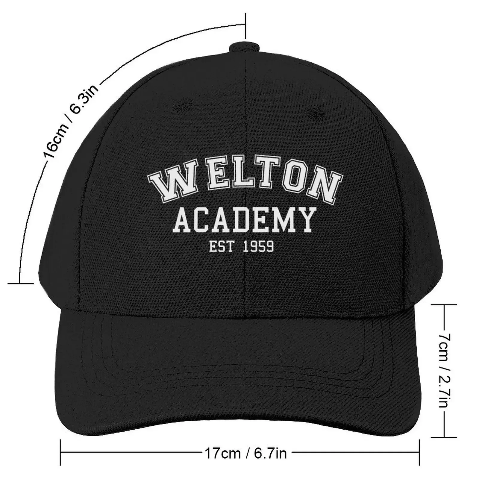 Welton Academy Baseball Cap Sun Cap Golf Wear Golf Man Women's