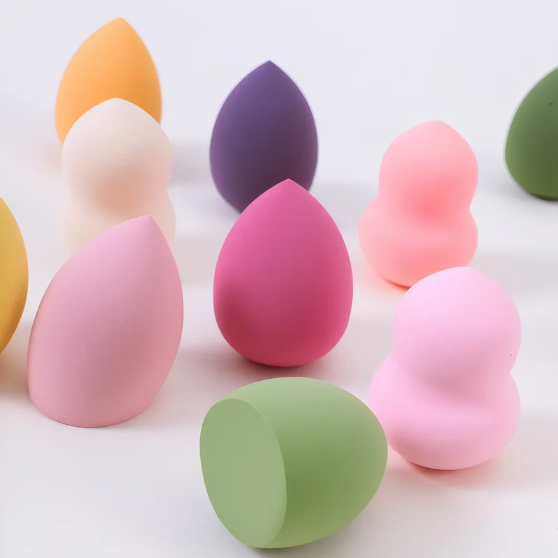 Esponja de maquillaje suave, esponja cosmética de doble uso en seco y húmedo, corrector de base, licuadora para resaltar, accesorios de herramientas de belleza, 4 unidades/8 unidades