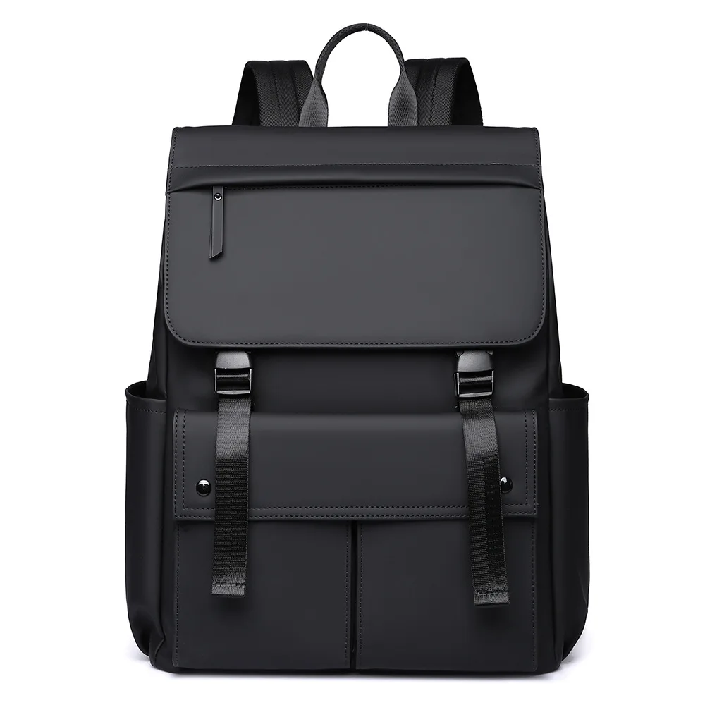 

Casual men's backpack large capacity student class bag texture fashion trend commuter bag