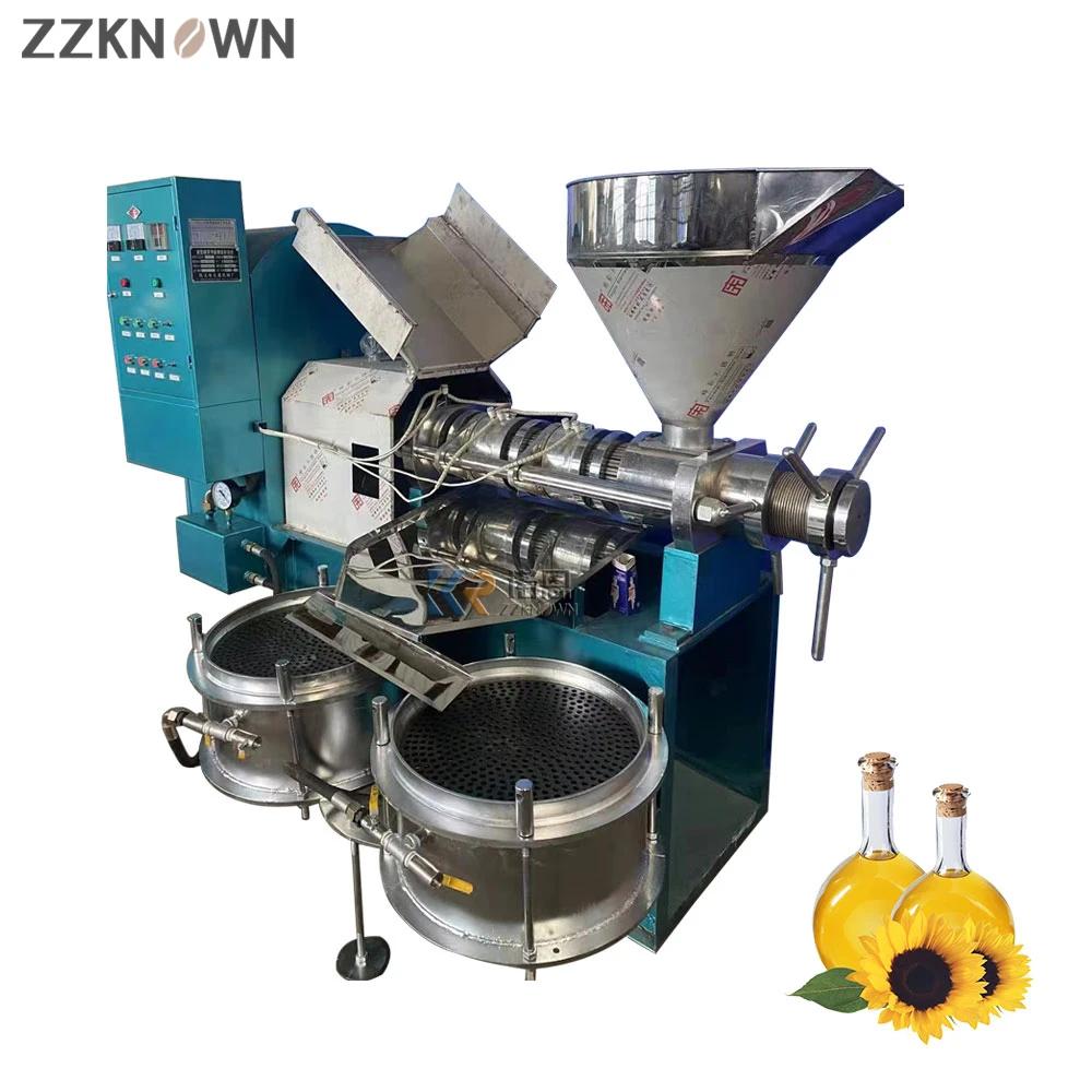 Screw Oil Pressers Cold Press Machine Olive Coconut Peanut Oil Extractor Oil Filters Making Machine Commercial