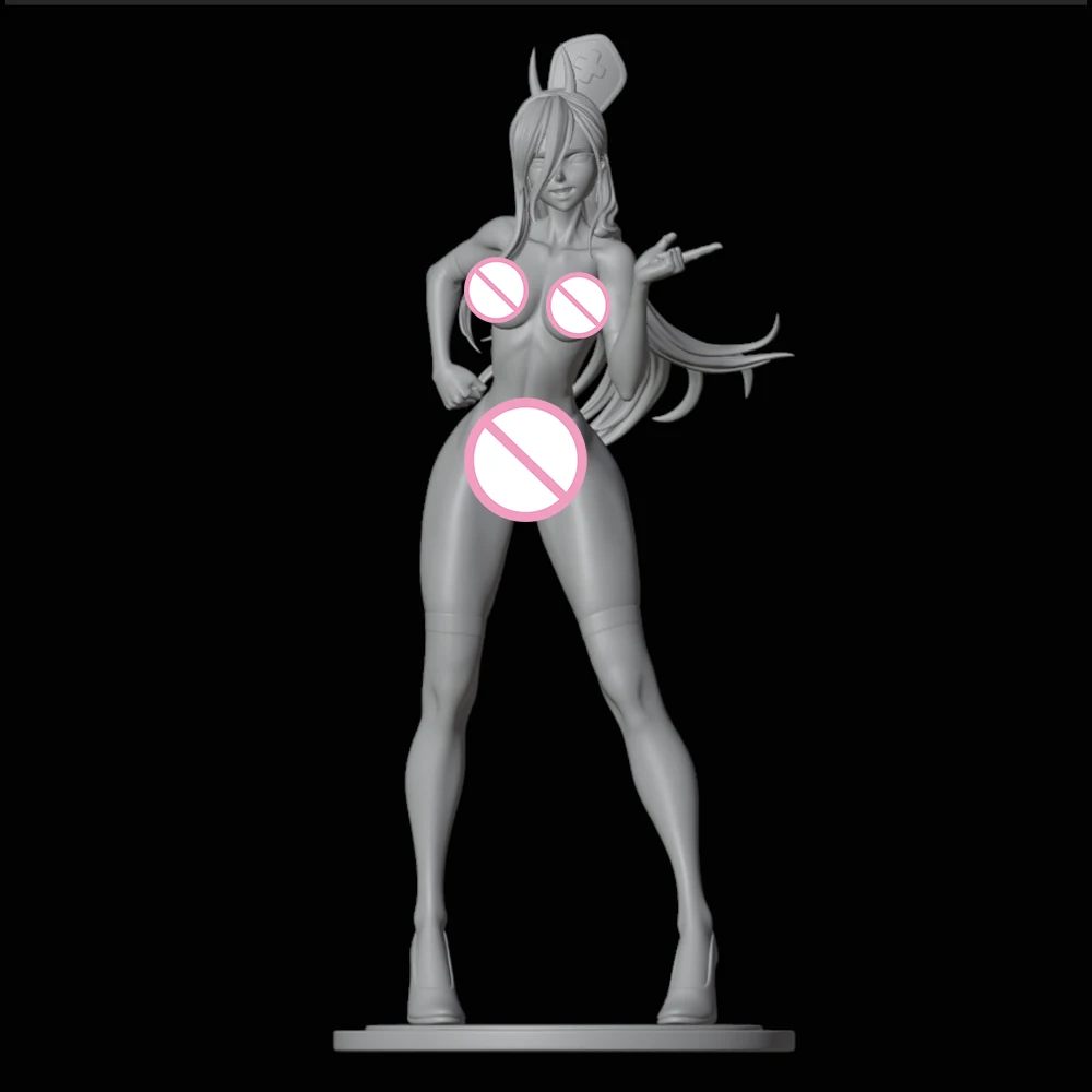 1/24 3d Printing Model Kit Power Beauty Girl NSFW Anime Figure Model Kit DIY Miniature Reduction Statue Unpainted Toys