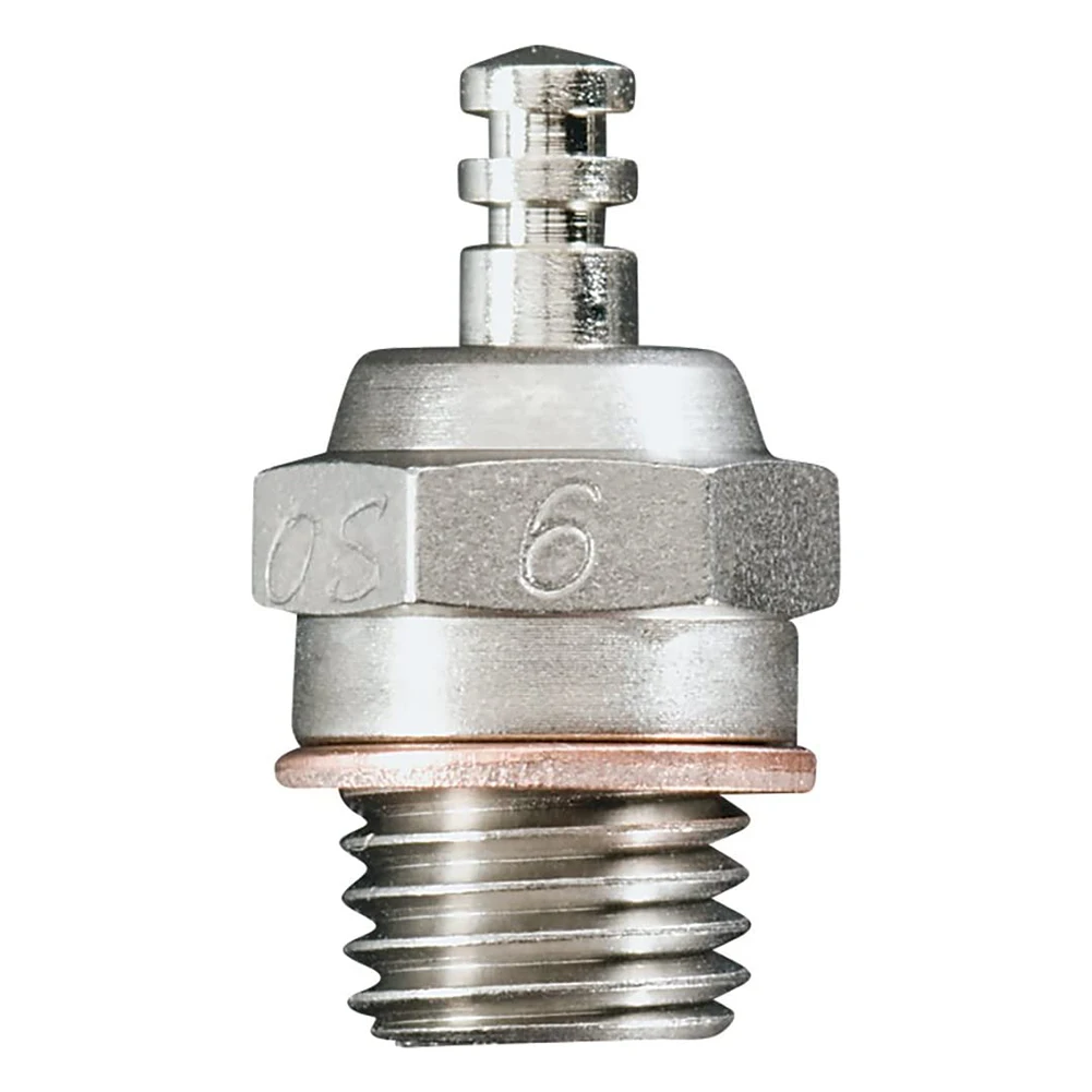 Summer sale  RC Parts Glow Plug OS O.S. Former A3 No.6 6 Standard Glow Plug Spark Hot for RC Car Truck Nitro Engine - (1Pcs)