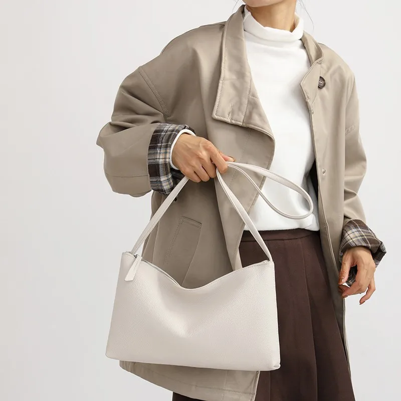 Women Leather Classic Luxury Fashion Designer Shoulder Tote Bag Elegant Crossbody Handbag For Everyday City Looks