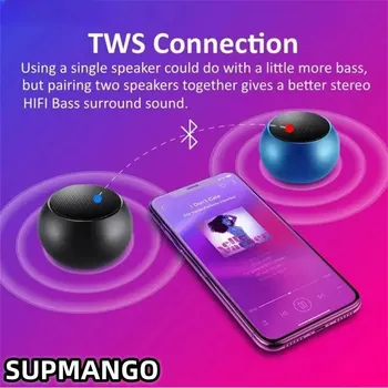 MX-1 Flash Wireless Bluetooth Speaker Portable Small Odor Steel Subwoofer Outdoor Mini Bluetooth Speaker