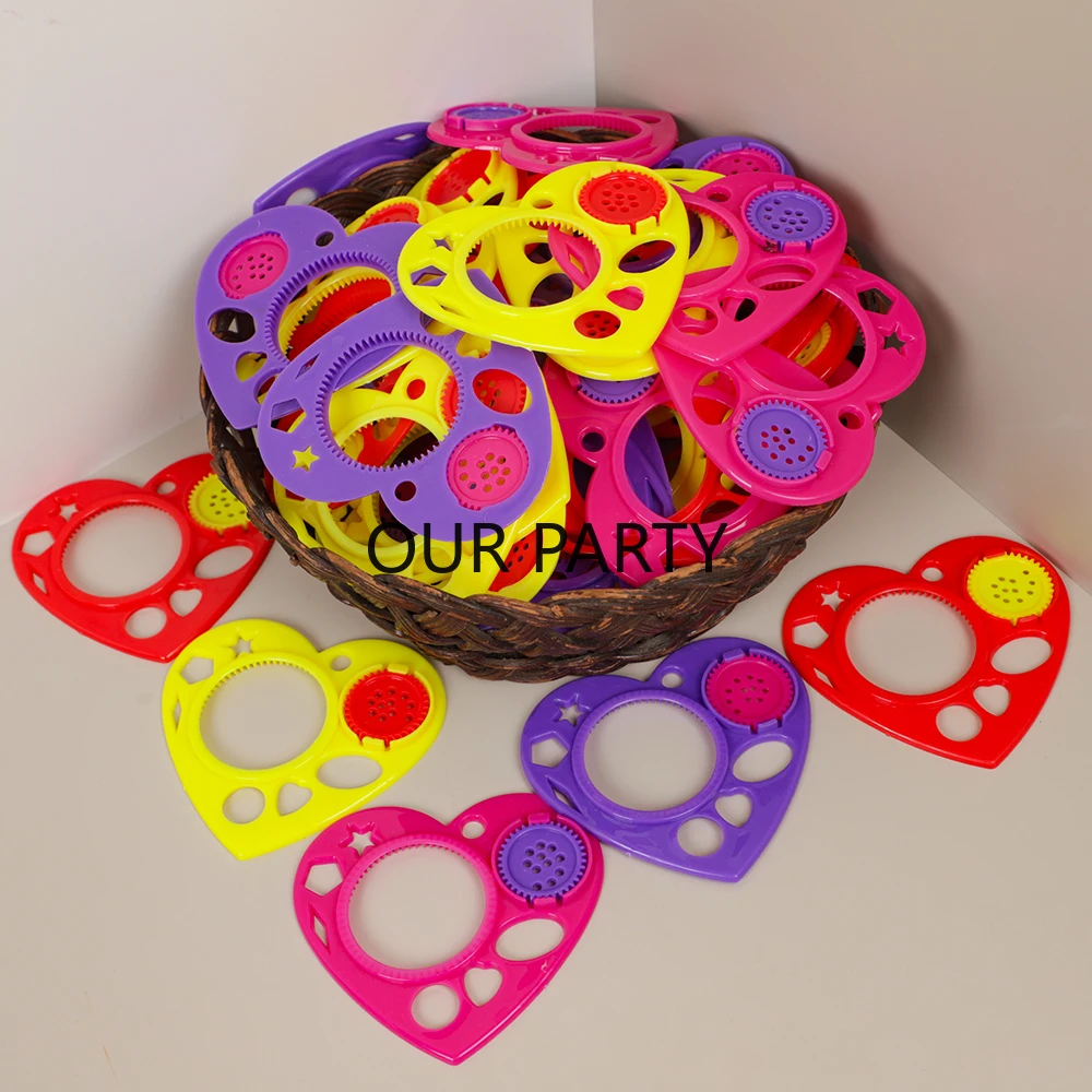 15Pcs Heart Painting Ruler Drawing Template Toy for Kids Birthday Party Favors Back To School Gift Valentine\'s Day Pinata Filler
