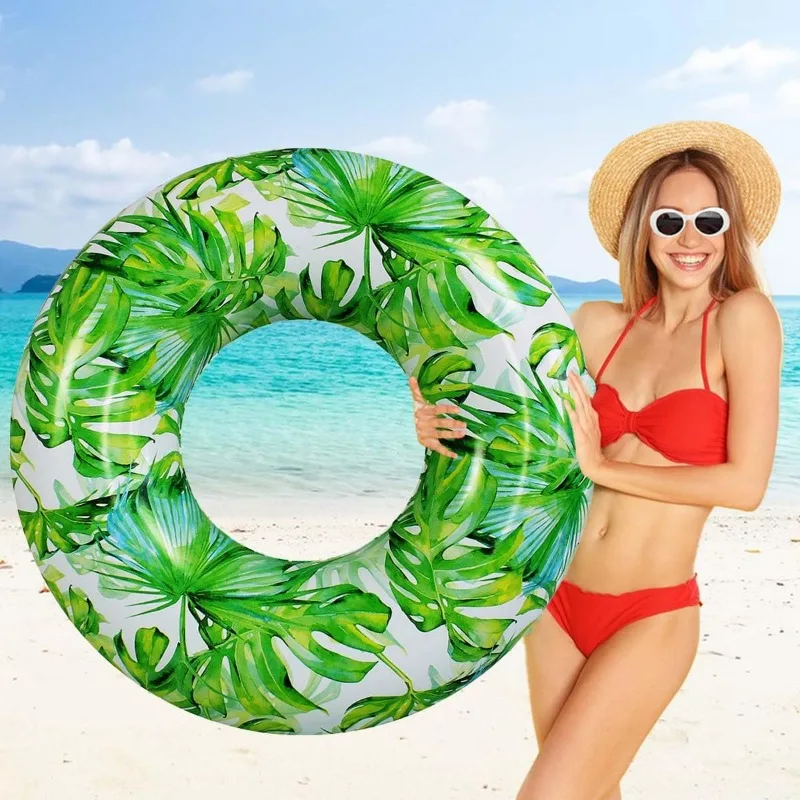 

Pool Float for Adult, Inflatable Pool Float Tube, Pool Swim Ring, Water Fun Large Blow Up Summer Beach Swimming Raft Kids and Ad