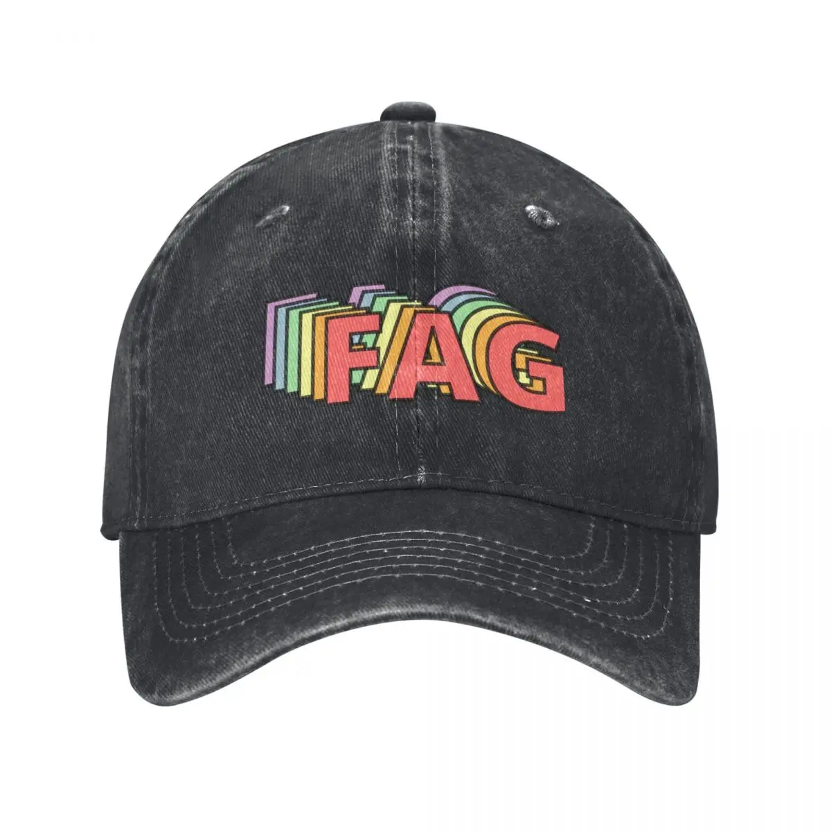 

Pastel rainbow faggot Baseball Cap tactical cap New In The Hat Sun Cap summer hat Women's 2025 Men's
