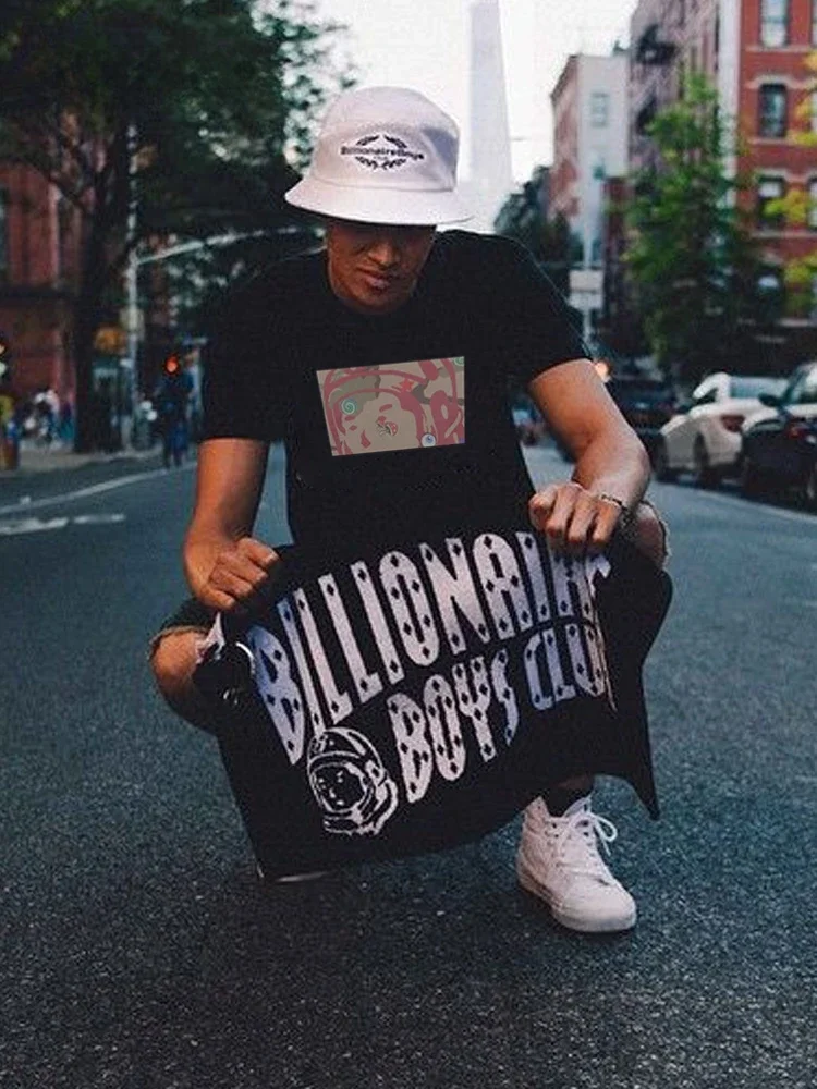 Summer Luxury Brand Billionaire-Boys Club T Shirt Short Sleeve Tshirt Men Hip Hop Cotton Designer Clothes Training Women Tee Top