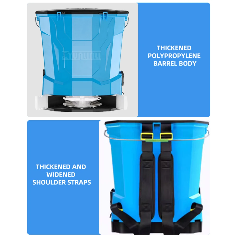 آلة التغذية الأوتوماتيكية دلو آلة توزيع الأسمدة الكهربائية جهاز الأسمدة متعدد الوظائف