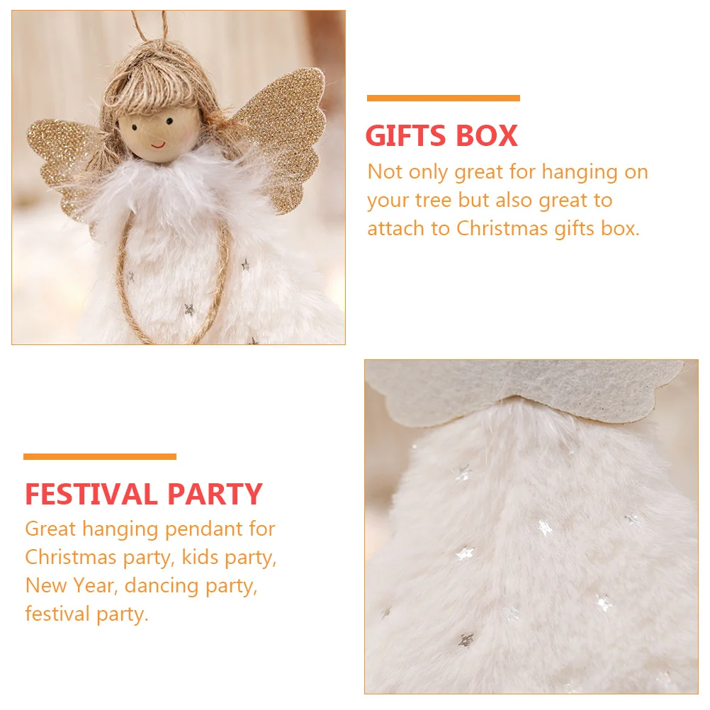 

Angel Decorative Pendant Premium Material Decoration Christmas Ornament Angels Wing Hanging