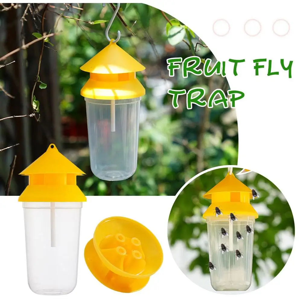 New Drosophila Trap Orchard Vegetable Fields Fruit Fly Fly Trap Insect Killer Accessor Control Fruit Attractant Trap Bottle