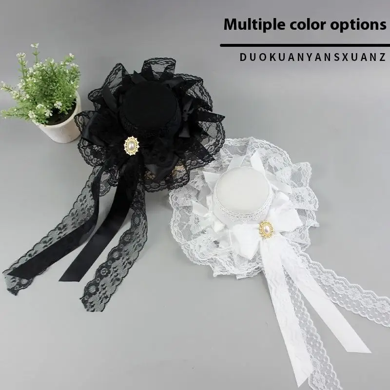 

【xxx】Gothic Veil Rose Mini Top Hat Black Or White Elegant Fashion Hat For Daily Wear Halloween Thanksgiving Gift[S14]