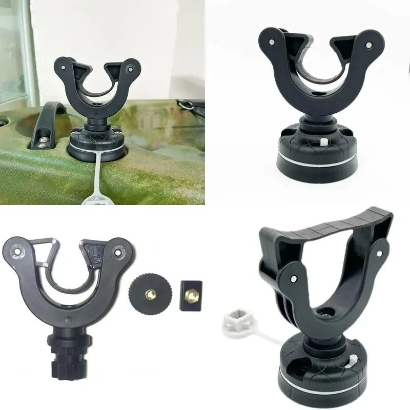 2026 Hot Sale Boutique Large Round Base Paddle Bracket Octagonal Fixed Spool Fish Rod Holder for Freshwater Fishing