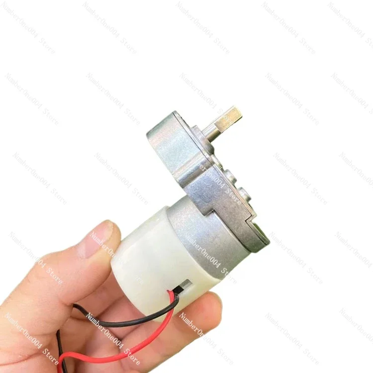 Applicable To Miniature 7-shaped DC Geared Motor DC5-12V All-metal Gear Geared Motor Can Be Used As A Hand Generator