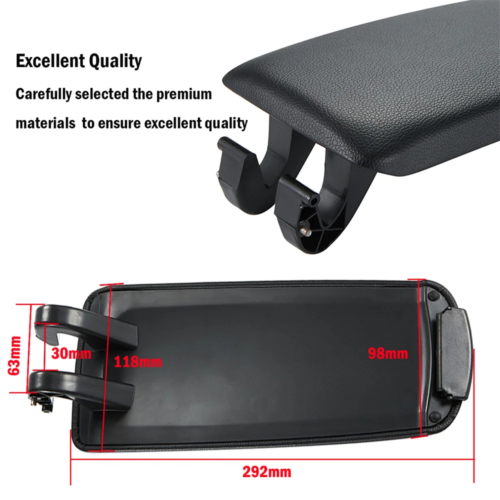 Armrest Lid Cover For Audi A4 Vehicles Compatible B7 2004-2008 B6 2002-2004 Arm Rest Center Console Storage Box Free Shipping