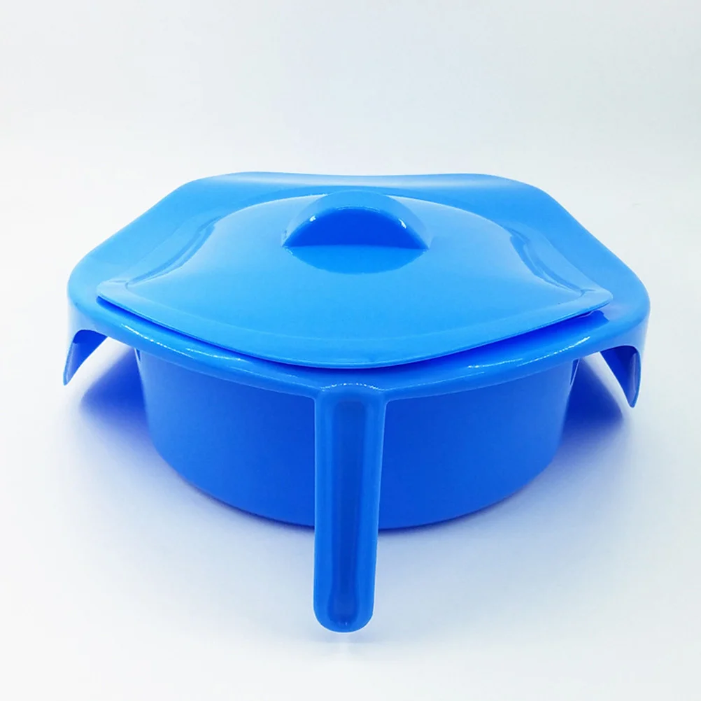 1 قطعة Bedpan مع غطاء تصميم احيط شديد التحمل للمرضى طريح الفراش المسنين النساء الحوامل المحمولة مبولة ناعمة غير لاصقة #3