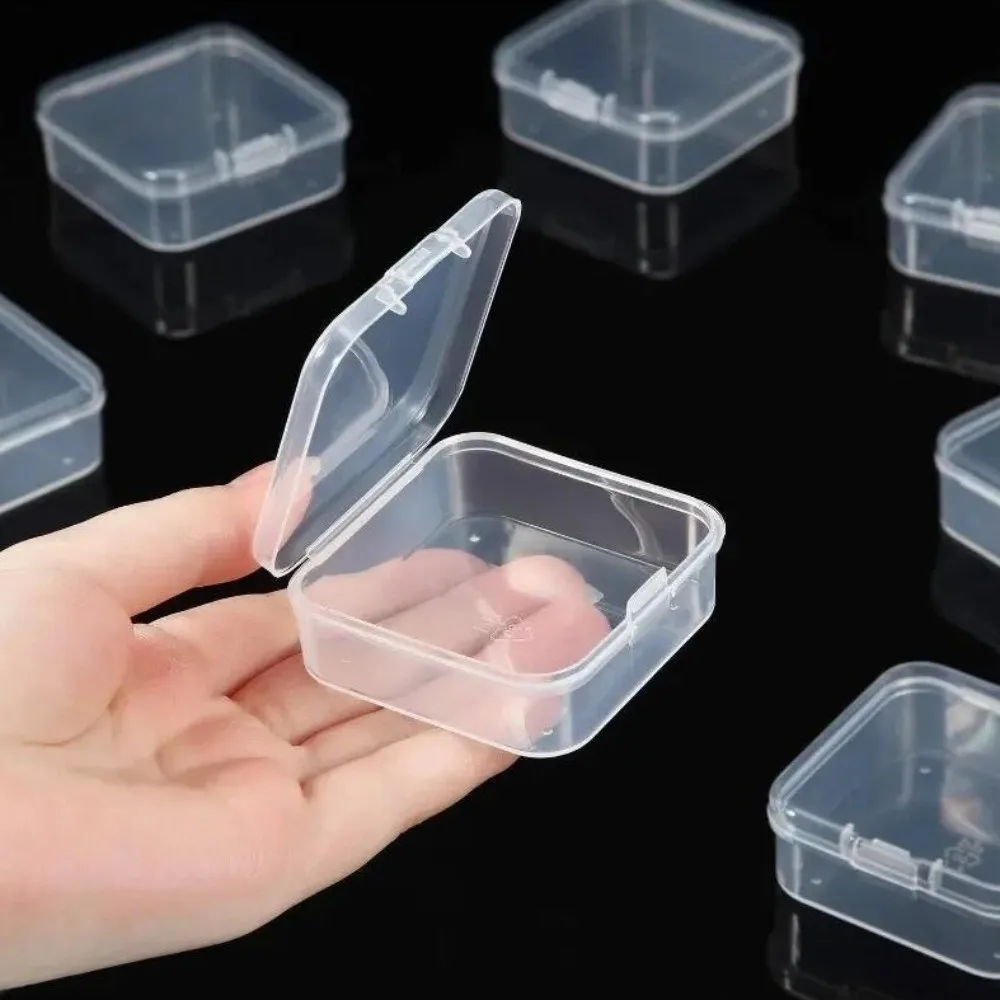 

45 Grids Jewelry Beads Storage Case Multi-Functional DIY Rhinestone Nail Design Organize Square Plastic Pudding Bean Container