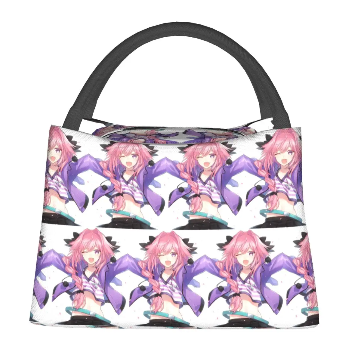 

Термосумка для обедов Fate Apocrypha Astolfo в стиле аниме для женщин и детей, портативный контейнер для еды, термосумка-тоут