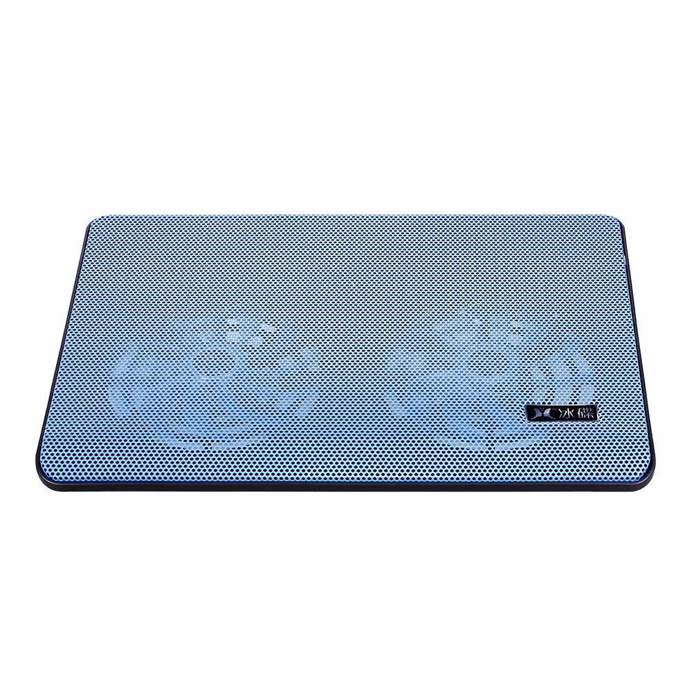 High-performance Laptop Cooler Laptop Cooling Pad Double Fans Cooler with Two USB Ports Support for Laptops Under 17 inch