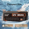 12V 310Ah LiFePO4 배터리 3968Wh 에너지 100A BMS A+ 셀 RV, 밴, 트롤링 모터, 태양 에너지 저장, 오프 그리드 4