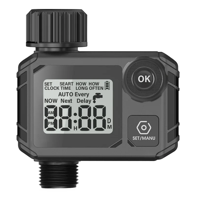 

New Smart Irrigation Controller Outdoor Garden Flower Pot Watering Timer Stepless Knob Timing Flower Watering Artifact, Durable-