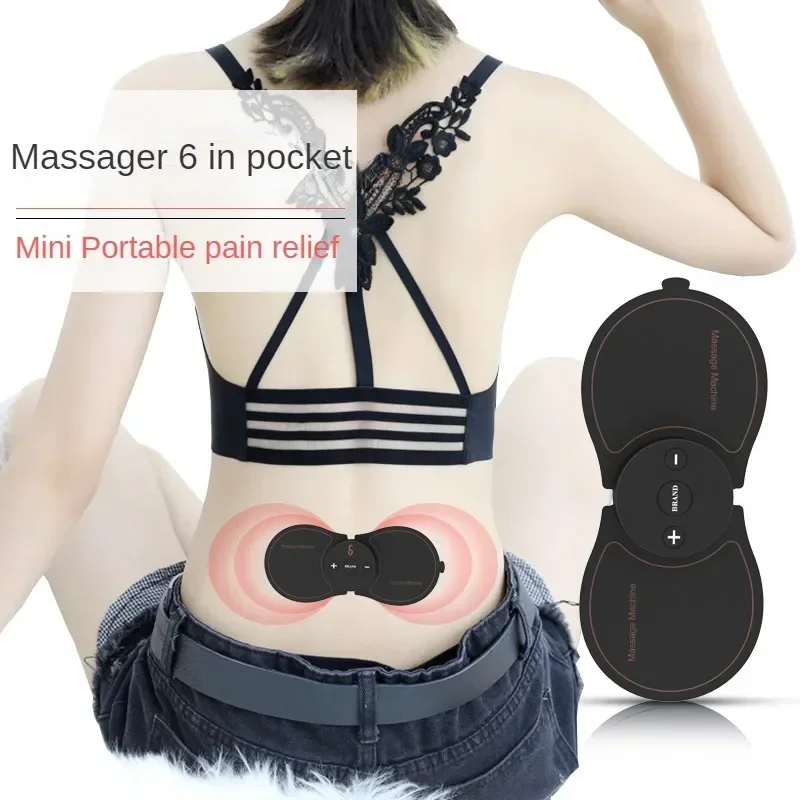 Ems Cervical Massager Shoulder Pulse Smart Mini Massage Stickers Home Portable Shoulder and Neck Massager