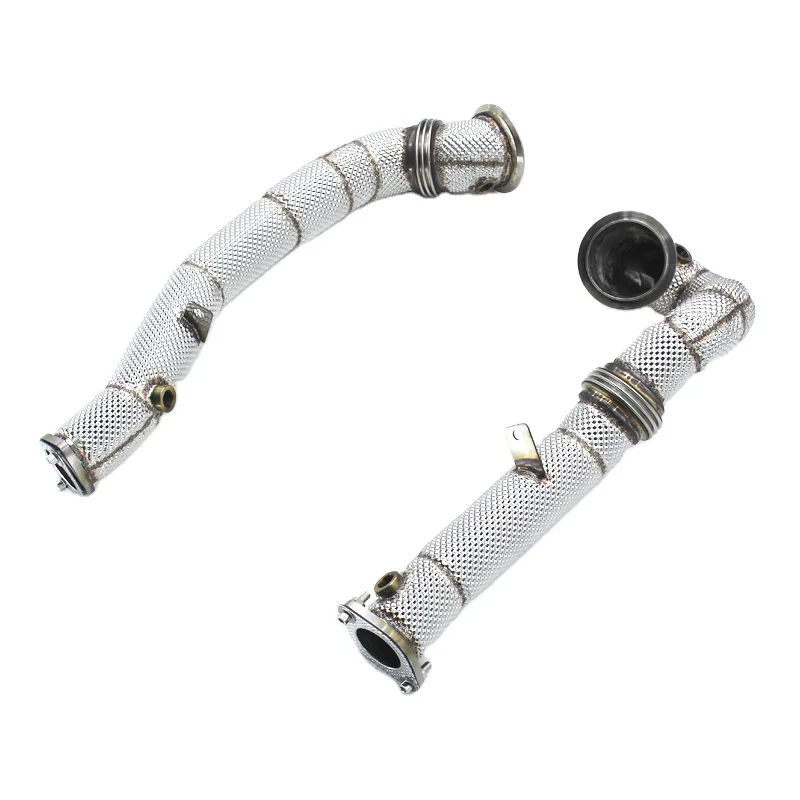 

Head Section High flow Pipes Exhaust Pipes branch downpipe Exhaust Pipe with catalyst For BMW 640I N54 3.0T 2012-2018