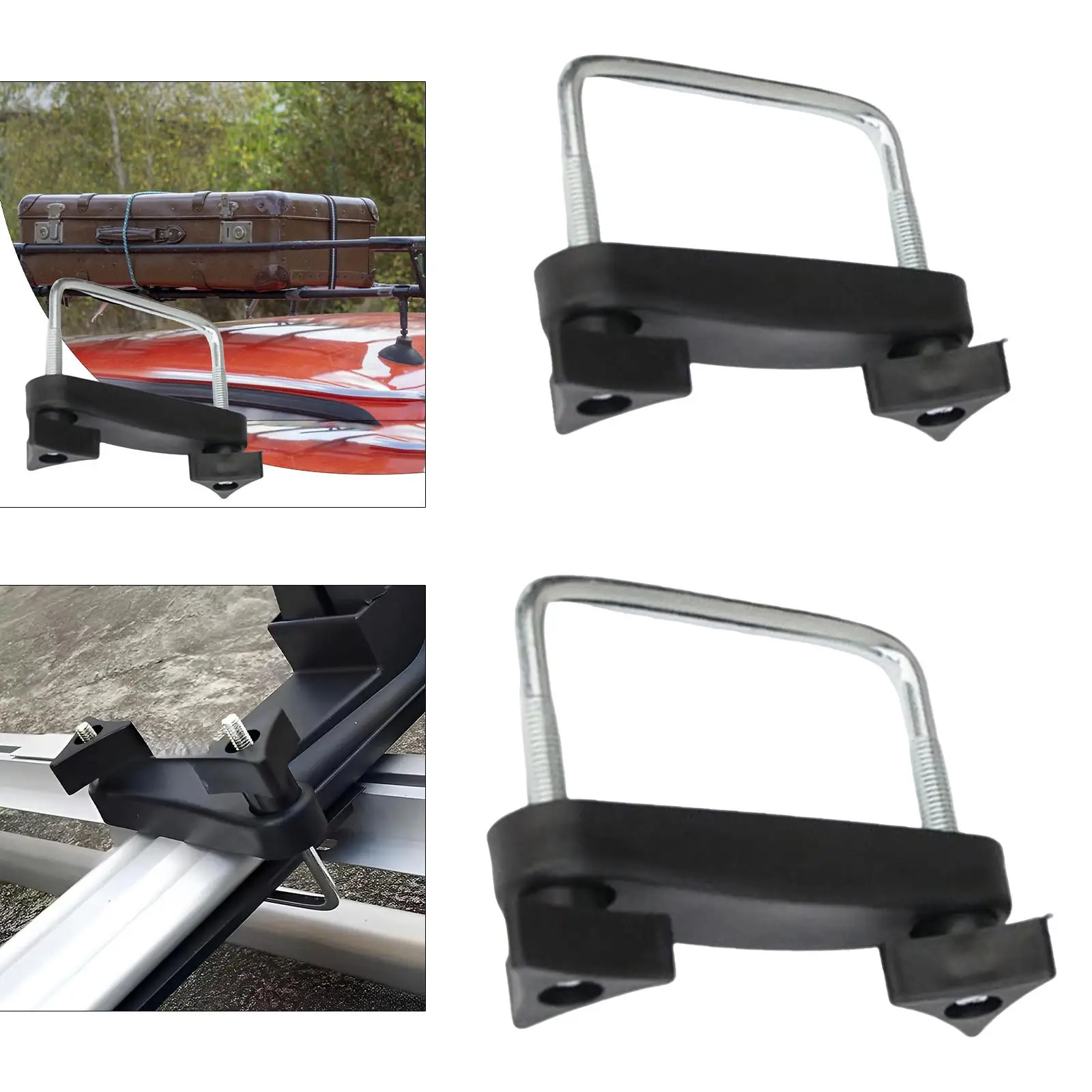 Roof Rack Mounting Bracket Protection Universal Practical Roof Rack Clamp Luggage Carrier Fixing Clip Cargo Carrier Rack Bolt