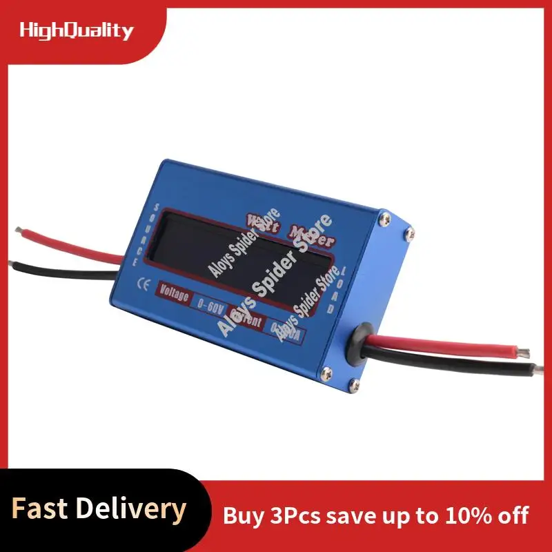 Wattímetro digital medidor de potência dc 60v 100a tensão de equilíbrio bateria Checker-AB09