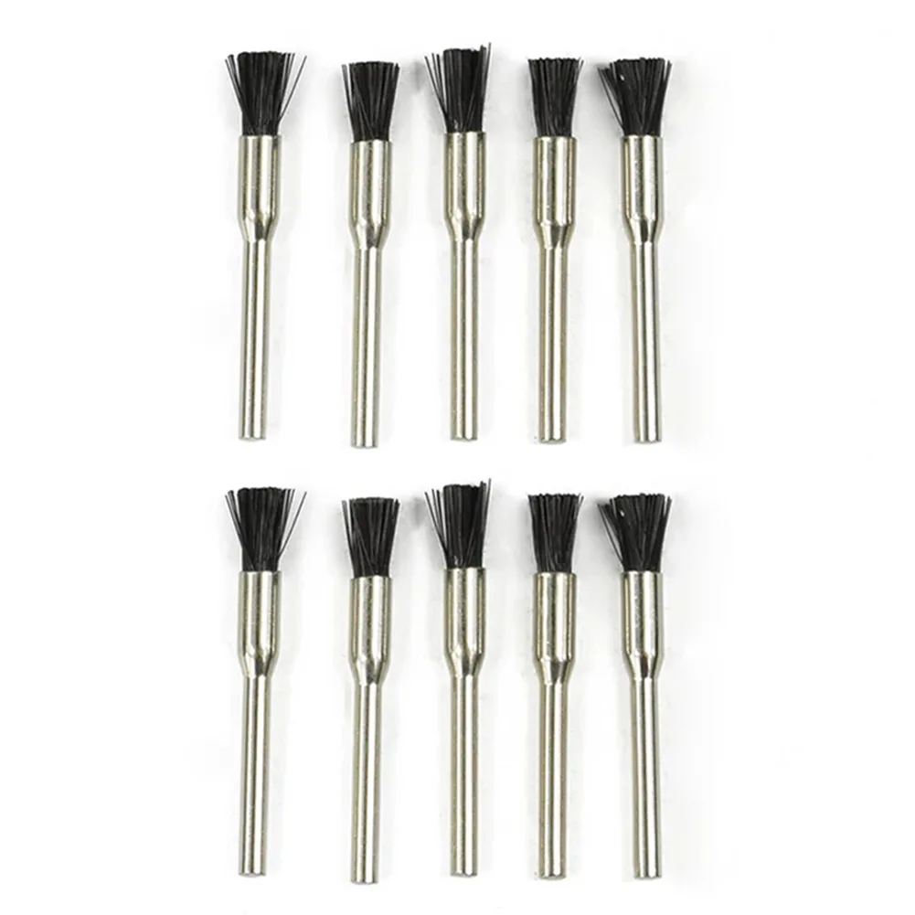 Wire Wheel Brush 3.0mm Accessories Black Bristles Polishing Brushes Rotary Tool Rust Set Wheel Brushes Brand New