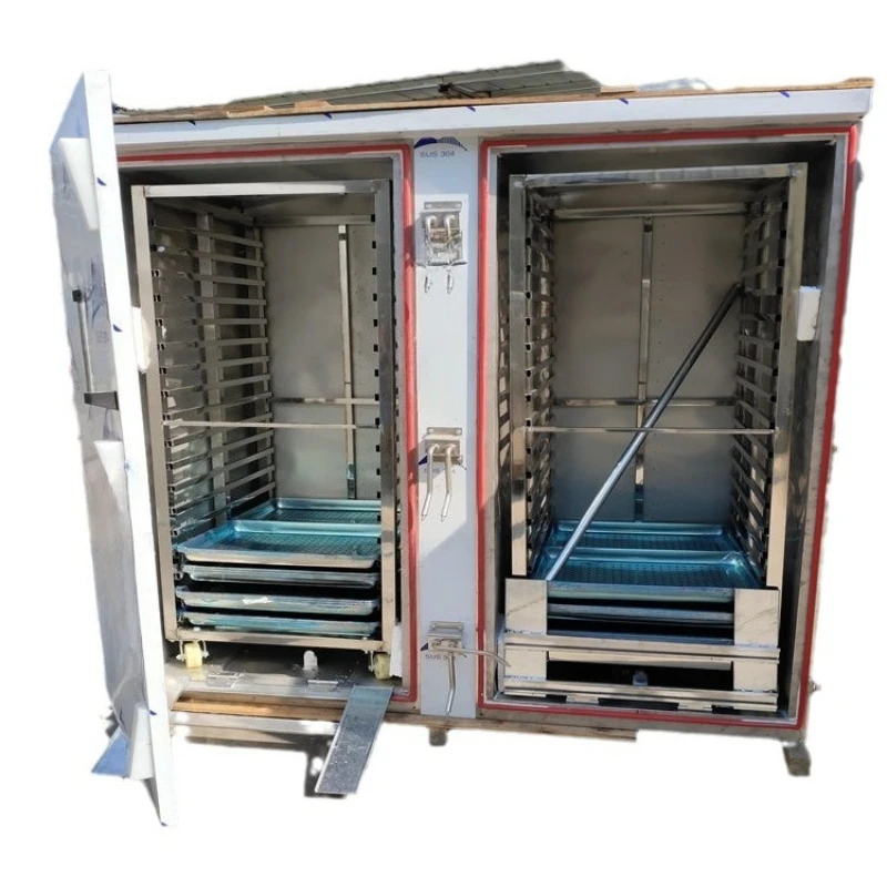 

Commercial large steamed bread steaming room rack car, double door large steamed room, steamed steaming room large steam room