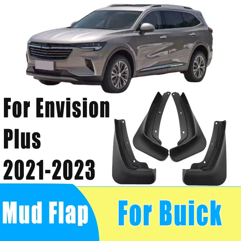 

4pcs Auto Tire Mudguard Waterproof Prevent Mud Splashing Car Mud Flap Fender Trim Accessories For Buick Envision Plus 2021-2023