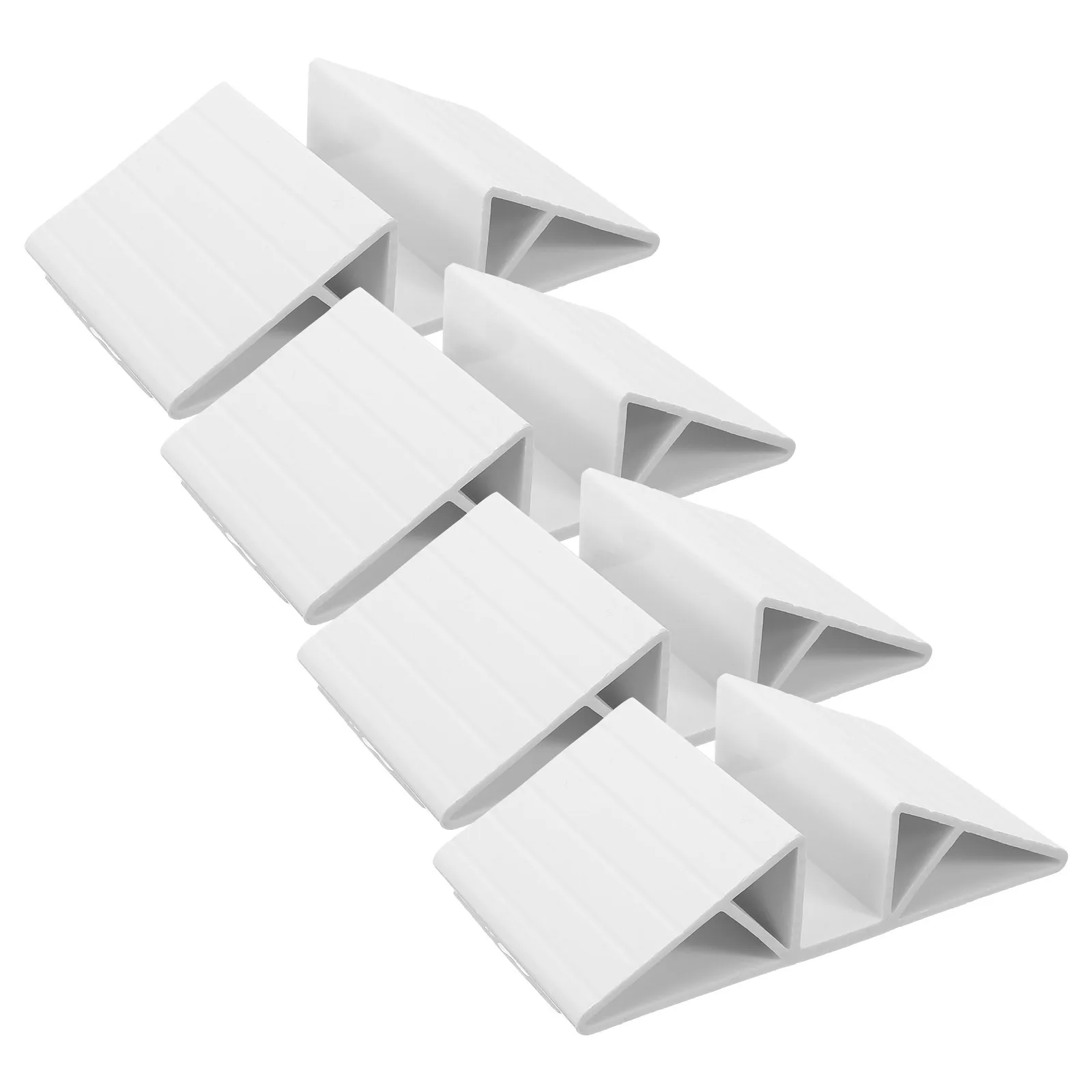 

4Pcs Pet Gate Reinforcement Groove Solid Plastic Child Gate Door Groove Fittings for Stair Safety Baby Gates Household Fence