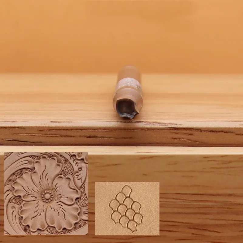 

K206 Штамп с узором в масштабе 5x6,5 мм - Инструмент для тиснения из нержавеющей стали 304 для изделий из кожи | Дырокол для дизайна рыбьей чешуи своими руками