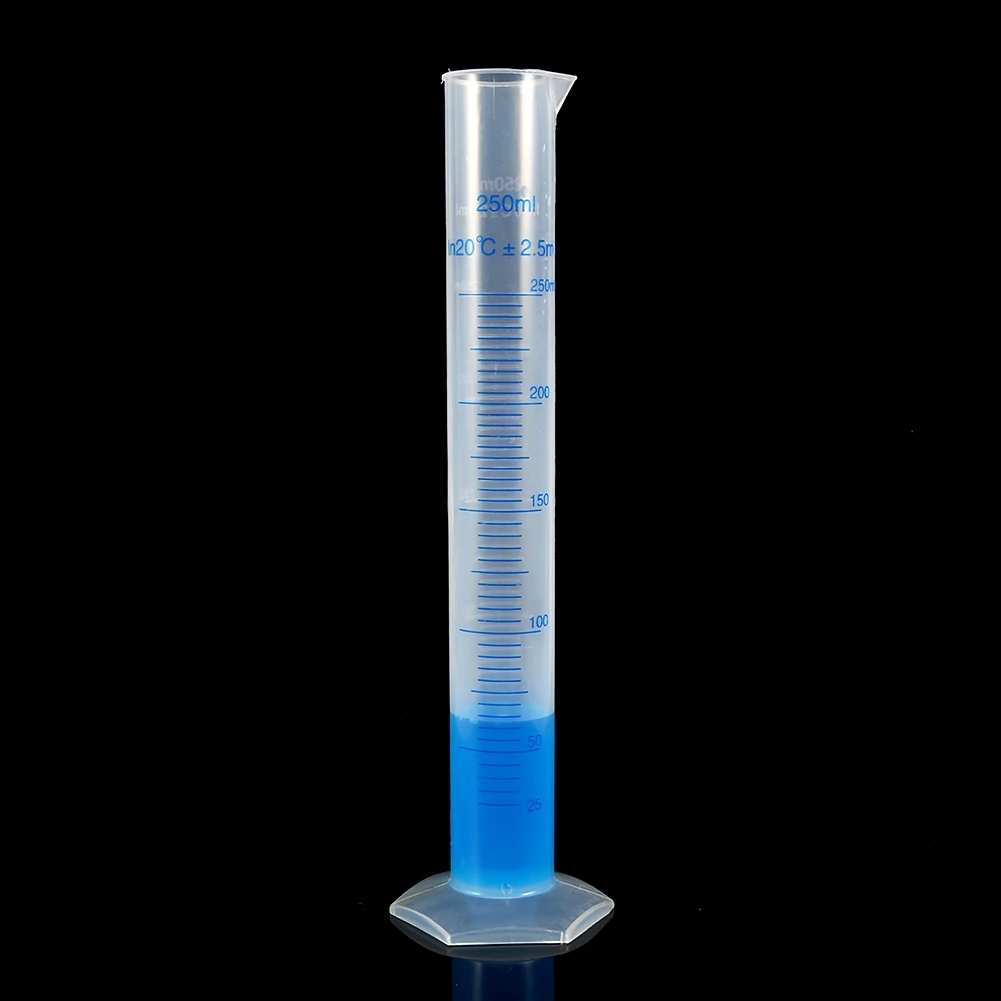 Measuring Cylinders Glass 250ml Plastic Graduated Cylinder