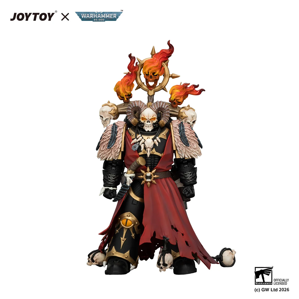 [Pre Order]JOYTOY 1/18 Action Figure Warhammer 40K Black Legion Master of Possession figures Toys view 2