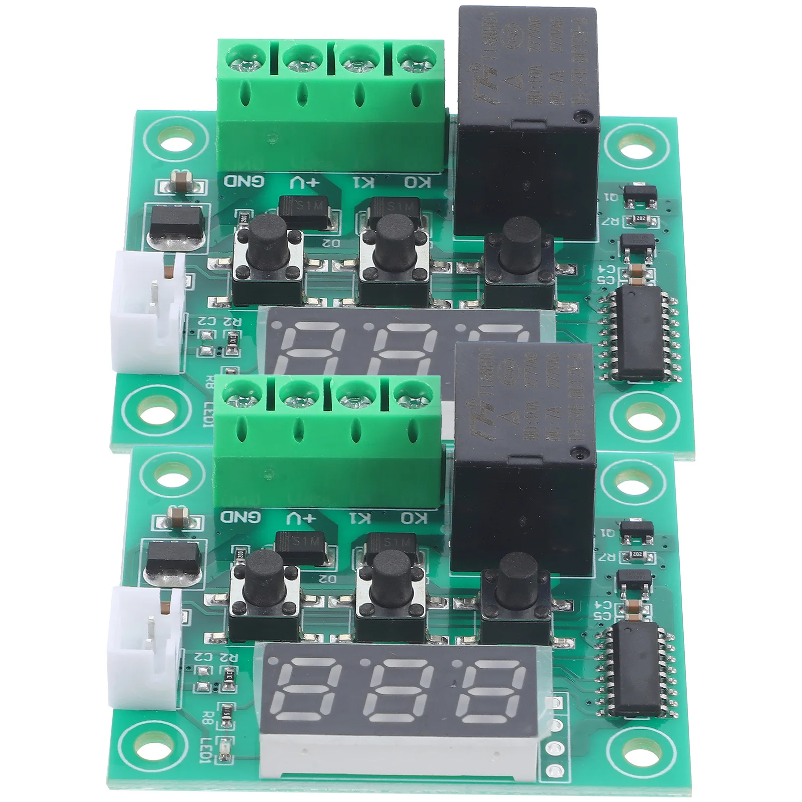 2 шт. цифровой модуль контроля температуры, плата контроллера температуры 0,1 ° Точность C Функция памяти Стабильная производительность для