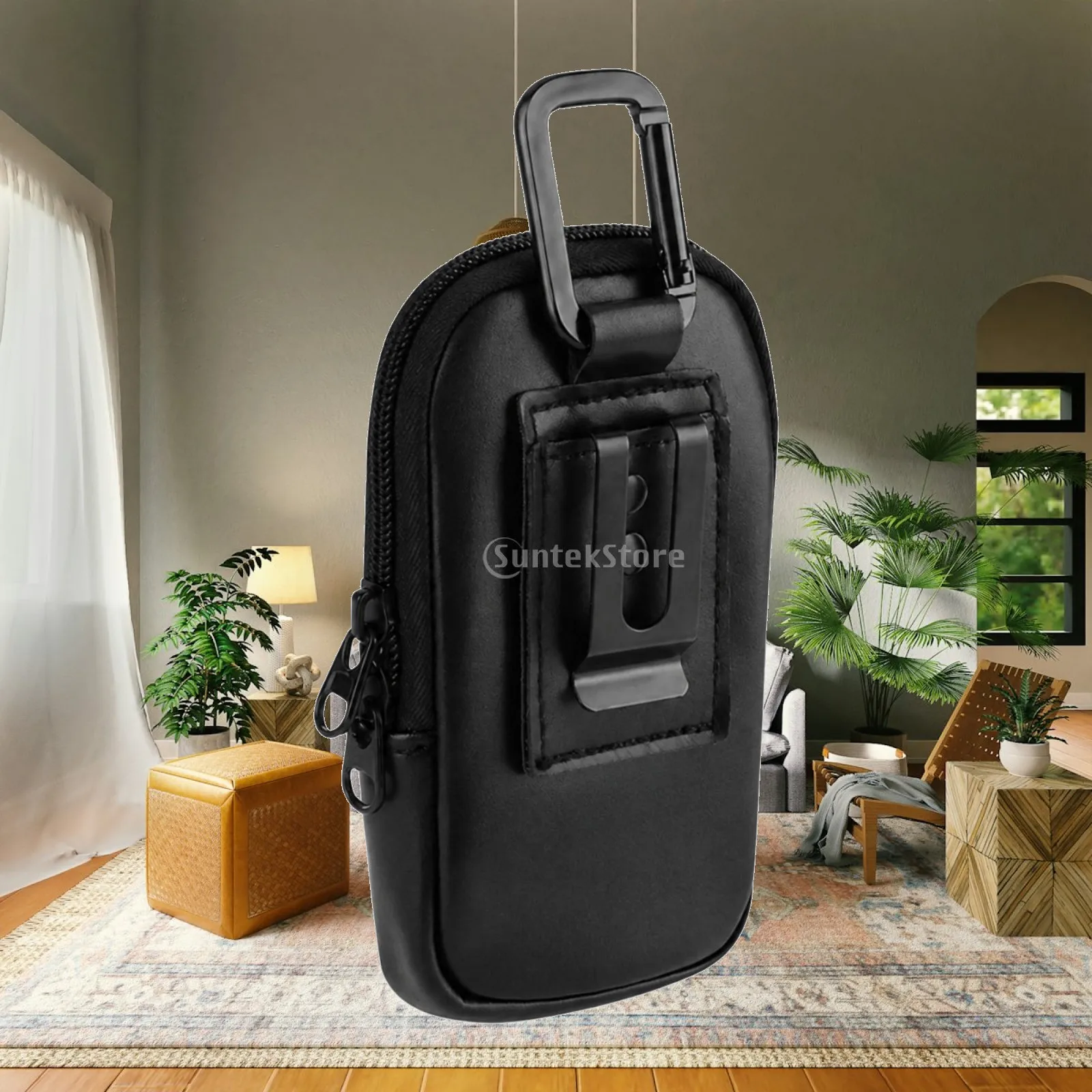 Portable Player Case Waterproof TPU PU Leather Guard Pouch for Ipod 5th 6th 7th with Carabiner Belt Clip