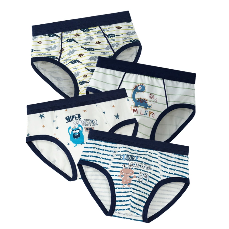 2-14yrs Boys Underwear Brief Cartoon Dog Cotton Stretchy Underpanties for 3 4 5 6 7 8 9 10 Years Old Kids Clothes OKU203036