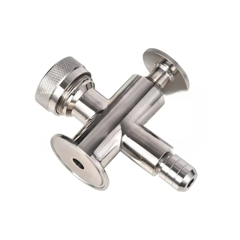 Food, stainless steel 304 316L three-way four-way cork valve clamping level gauge