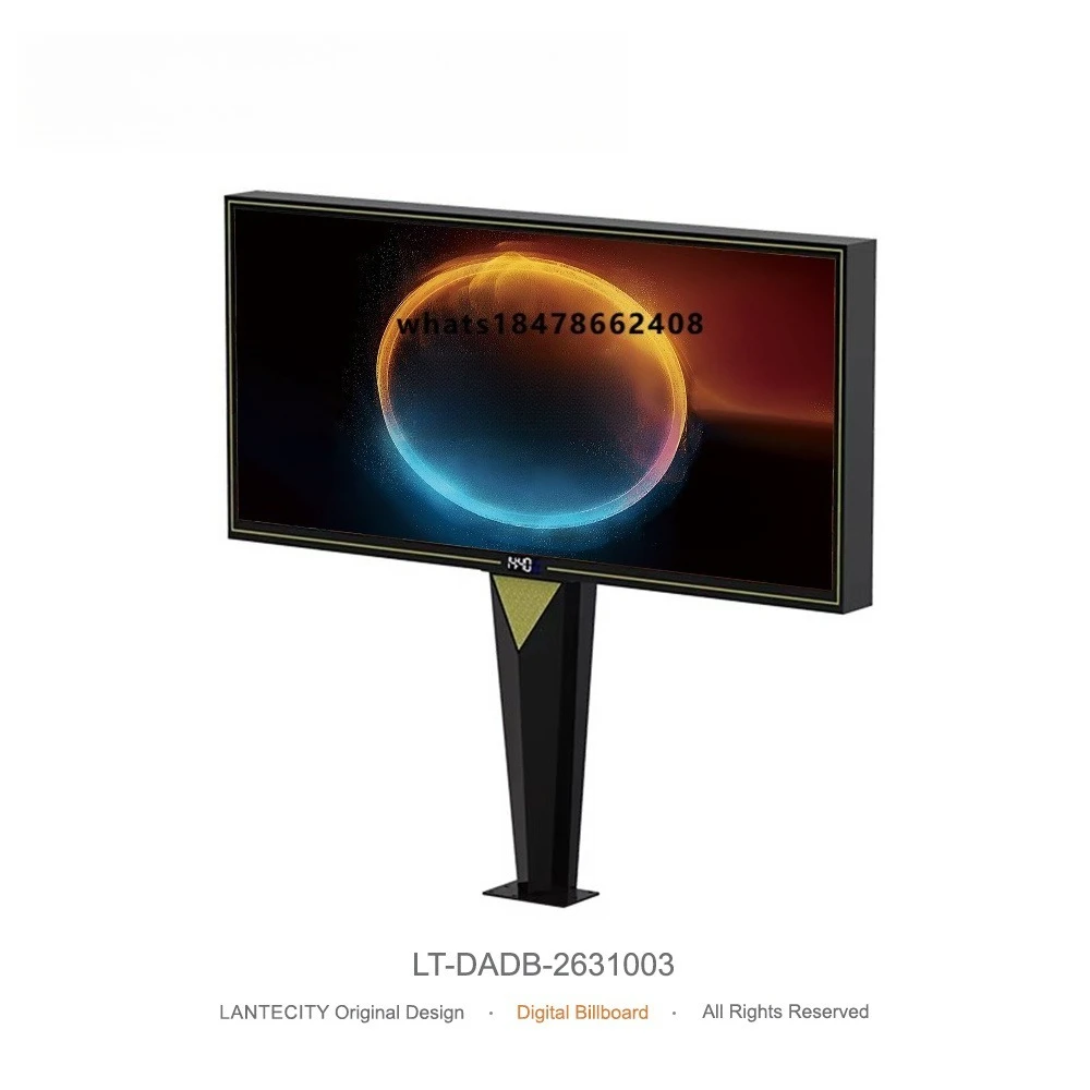 LCD Screen Advertisement Billcoard Standing in Public Areas